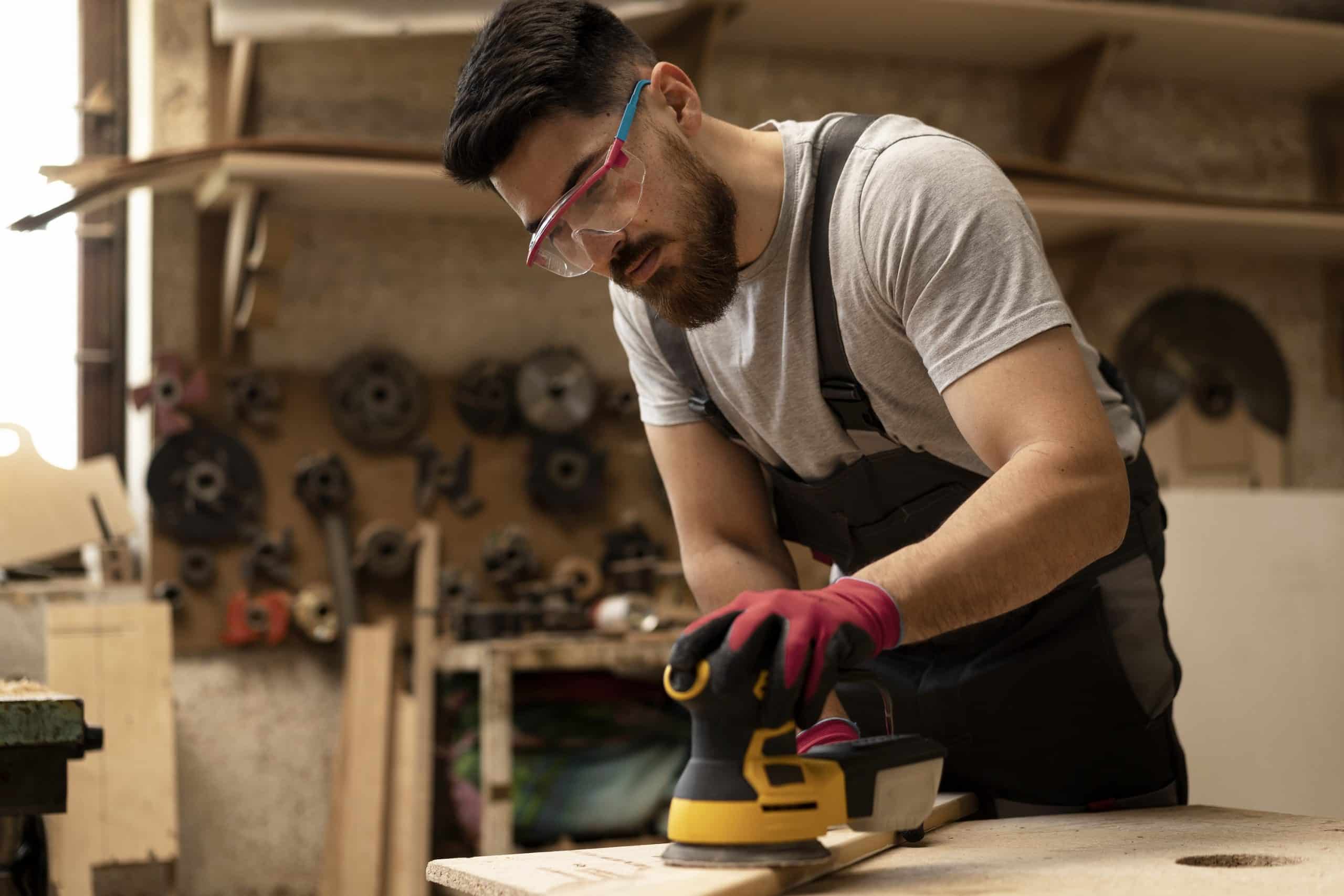 Hout bewerken - hout stof
